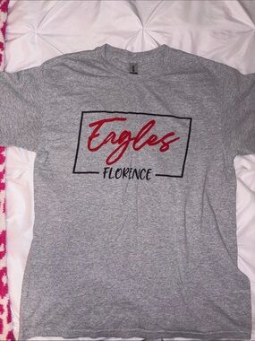 Gray 'Florence Eagles' Graphic Tee